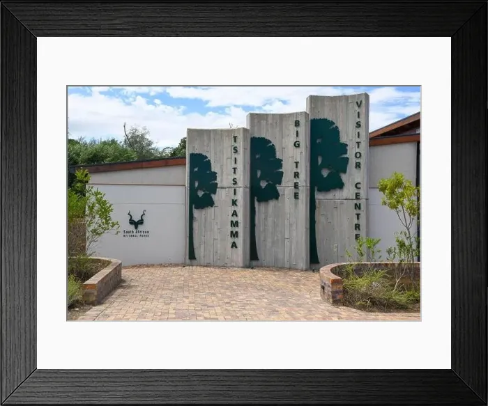 Framed Print : Stormsriver, South Africa - 24 January 2023: Entrance of Tsitsikamma National Park on South Africa Framed Print : Stormsriver, South Africa - 24 January 2023: Entrance of Tsitsikamma National Park on South Africa