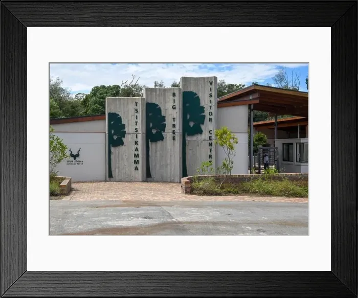 Framed Print : Stormsriver, South Africa - 24 January 2023: Entrance of Tsitsikamma National Park on South Africa Framed Print : Stormsriver, South Africa - 24 January 2023: Entrance of Tsitsikamma National Park on South Africa