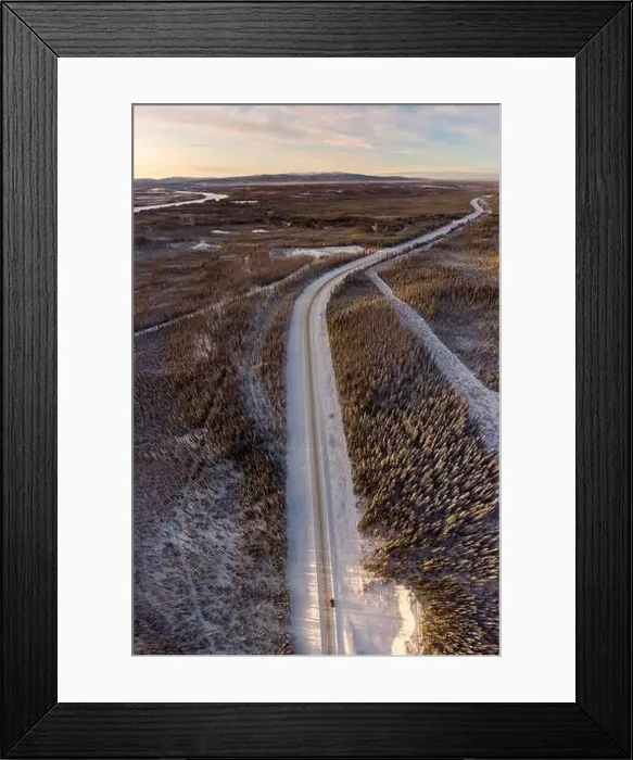 Framed Print : Winter time drone Framed Print : Winter time drone