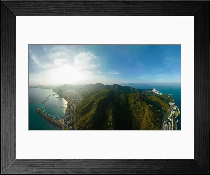 Framed Print : Scenery of Luong Son Pass in Nha Trang City, Vietnam Framed Print : Scenery of Luong Son Pass in Nha Trang City, Vietnam