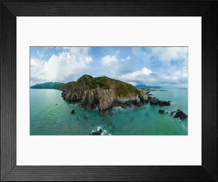 Framed Print : Scenery of Luong Son Pass in Nha Trang City, Vietnam Framed Print : Scenery of Luong Son Pass in Nha Trang City, Vietnam