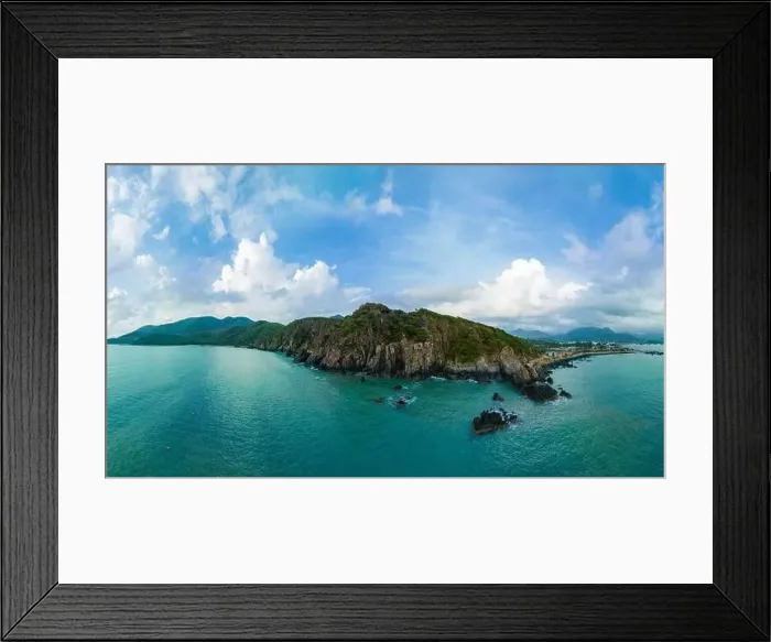 Framed Print : Scenery of Luong Son Pass in Nha Trang City, Vietnam Framed Print : Scenery of Luong Son Pass in Nha Trang City, Vietnam