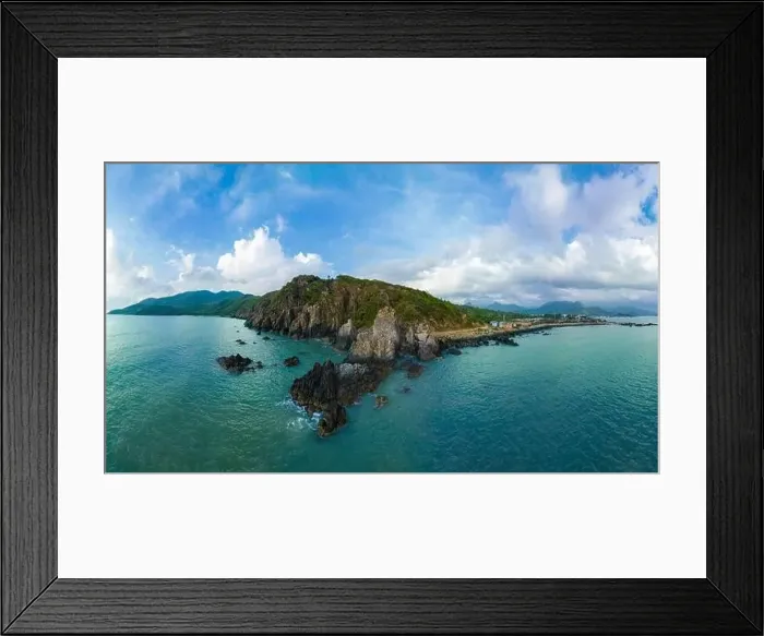 Framed Print : Scenery of Luong Son Pass in Nha Trang City, Vietnam Framed Print : Scenery of Luong Son Pass in Nha Trang City, Vietnam