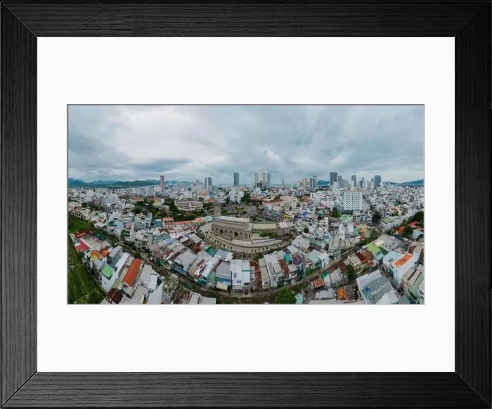 Framed Print : June 5, 2023: panoramic view of the coastal city of Nha Trang, Vietnam Framed Print : June 5, 2023: panoramic view of the coastal city of Nha Trang, Vietnam