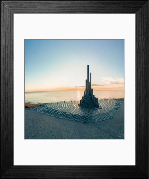 Framed Print : July 16, 2022: dawn at Nghinh Phong cape, Tuy Hoa city, Phu Yen province, Vietnam Framed Print : July 16, 2022: dawn at Nghinh Phong cape, Tuy Hoa city, Phu Yen province, Vietnam