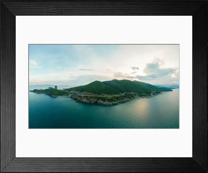 Framed Print : Scenery of Luong Son Pass in Nha Trang City, Vietnam Framed Print : Scenery of Luong Son Pass in Nha Trang City, Vietnam