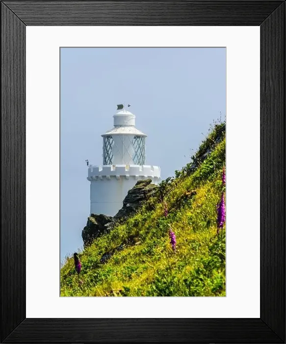 Framed Print : Sea Fret over Start Point Lighthouse, Trinity House and South West Coast Path, Devon, England Framed Print : Sea Fret over Start Point Lighthouse, Trinity House and South West Coast Path, Devon, England