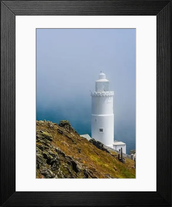 Framed Print : Sea Fret over Start Point Lighthouse, Trinity House and South West Coast Path, Devon, England Framed Print : Sea Fret over Start Point Lighthouse, Trinity House and South West Coast Path, Devon, England
