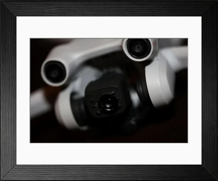 Framed Print : Drone with camera isolated on table close up colorful background modern aerial high quality big size instant prints Framed Print : Drone with camera isolated on table close up colorful background modern aerial high quality big size instant prints