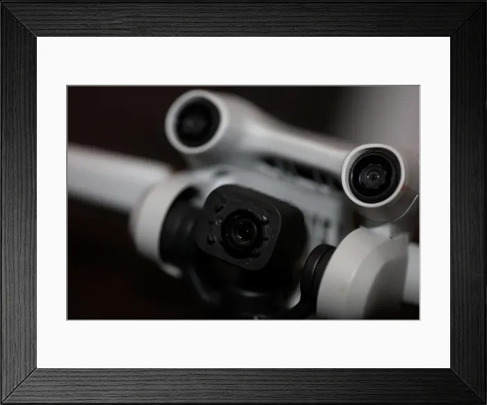 Framed Print : Drone with camera isolated on table close up colorful background modern aerial high quality big size instant prints Framed Print : Drone with camera isolated on table close up colorful background modern aerial high quality big size instant prints