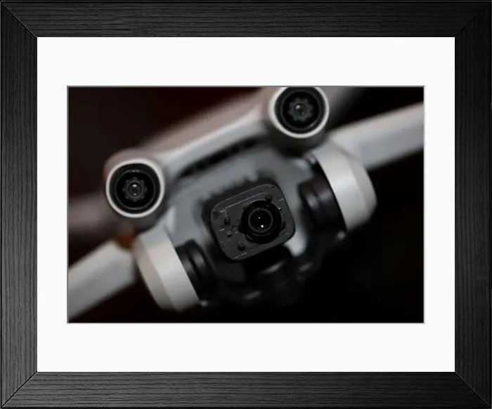 Framed Print : Drone with camera isolated on table close up colorful background modern aerial high quality big size instant prints Framed Print : Drone with camera isolated on table close up colorful background modern aerial high quality big size instant prints