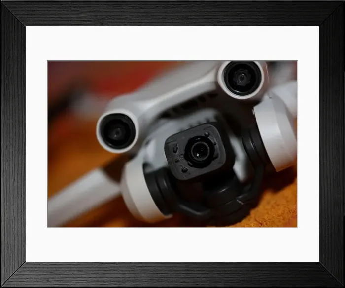 Framed Print : Drone with camera isolated on table close up colorful background modern aerial high quality big size instant prints Framed Print : Drone with camera isolated on table close up colorful background modern aerial high quality big size instant prints