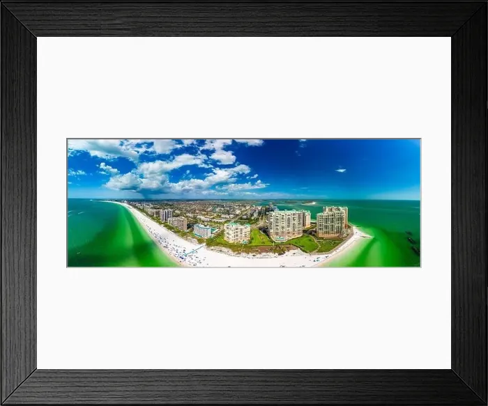Framed Print : Aerial View of Marco Island, a popular tourist beach town in Florida Framed Print : Aerial View of Marco Island, a popular tourist beach town in Florida