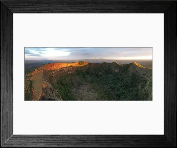 Framed Print : Panorama view of Masaya volcano park aerial drone view Framed Print : Panorama view of Masaya volcano park aerial drone view