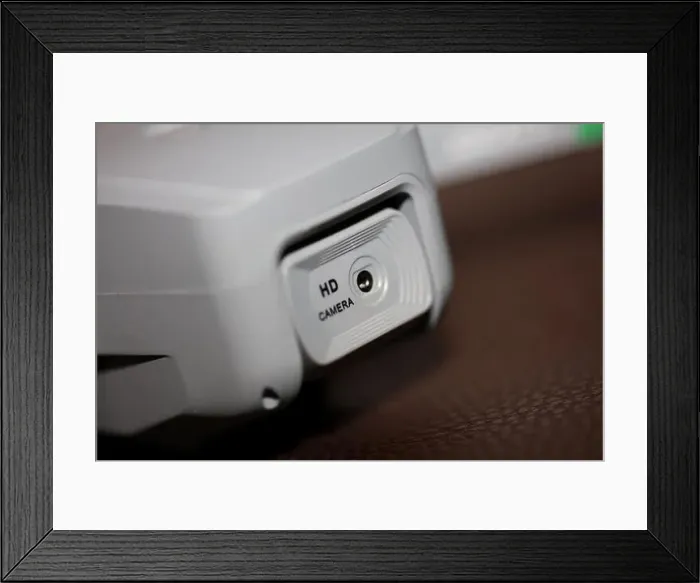 Framed Print : Close up Drone sensor and drone propeller Framed Print : Close up Drone sensor and drone propeller