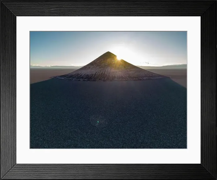 Framed Print : Perfectly shaped Cono de Arita in the Salar de Arizaro in the morning - Exploring the Argentinian highlands called Puna Framed Print : Perfectly shaped Cono de Arita in the Salar de Arizaro in the morning - Exploring the Argentinian highlands called Puna