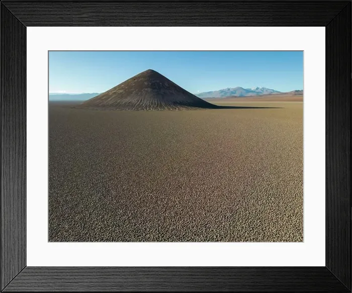 Framed Print : Perfectly shaped Cono de Arita in the Salar de Arizaro in the morning - Exploring the Argentinian highlands called Puna Framed Print : Perfectly shaped Cono de Arita in the Salar de Arizaro in the morning - Exploring the Argentinian highlands called Puna