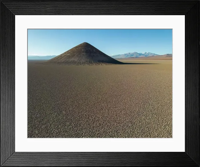 Framed Print : Perfectly shaped Cono de Arita in the Salar de Arizaro in the morning - Exploring the Argentinian highlands called Puna Framed Print : Perfectly shaped Cono de Arita in the Salar de Arizaro in the morning - Exploring the Argentinian highlands called Puna