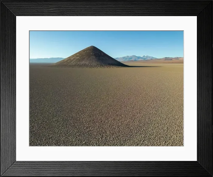 Framed Print : Perfectly shaped Cono de Arita in the Salar de Arizaro in the morning - Exploring the Argentinian highlands called Puna Framed Print : Perfectly shaped Cono de Arita in the Salar de Arizaro in the morning - Exploring the Argentinian highlands called Puna