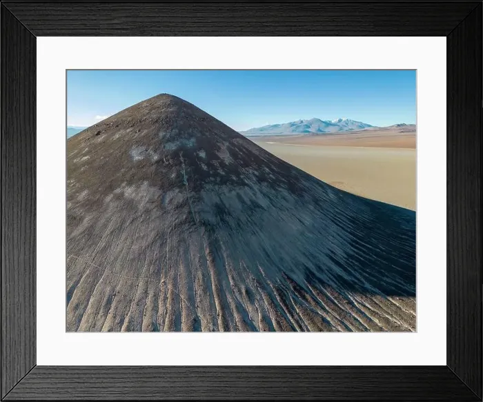 Framed Print : Perfectly shaped Cono de Arita in the Salar de Arizaro in the morning - Exploring the Argentinian highlands called Puna Framed Print : Perfectly shaped Cono de Arita in the Salar de Arizaro in the morning - Exploring the Argentinian highlands called Puna