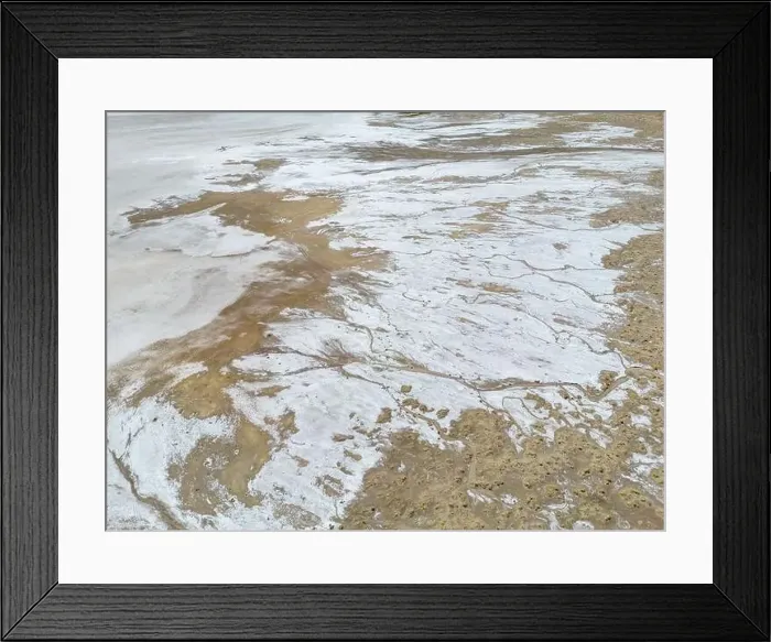 Framed Print : Aerial close up of the surface of the huge salt flats Salinas Grandes de Jujuy in northern Argentina while traveling Framed Print : Aerial close up of the surface of the huge salt flats Salinas Grandes de Jujuy in northern Argentina while traveling