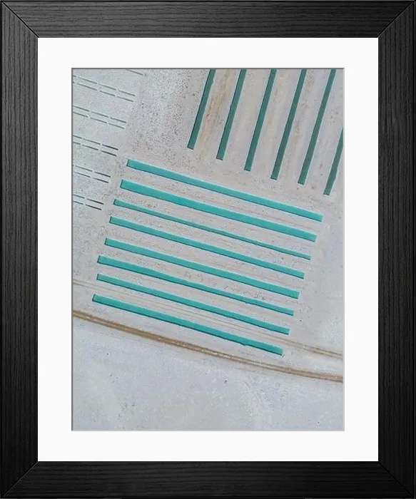 Framed Print : Aerial view of the salt basins in the salt crust of the huge salt flats Salinas Grandes de Jujuy in northern Argentina Framed Print : Aerial view of the salt basins in the salt crust of the huge salt flats Salinas Grandes de Jujuy in northern Argentina