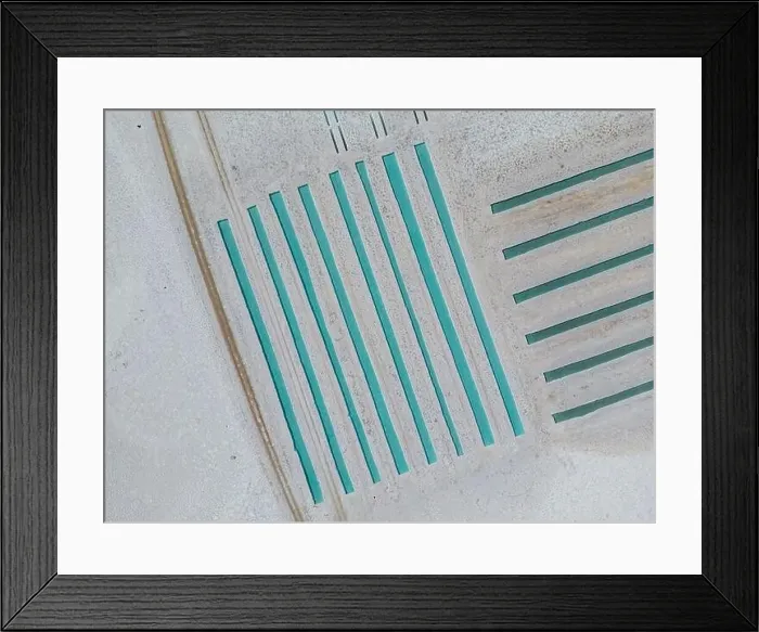 Framed Print : Aerial view of the salt basins in the salt crust of the huge salt flats Salinas Grandes de Jujuy in northern Argentina Framed Print : Aerial view of the salt basins in the salt crust of the huge salt flats Salinas Grandes de Jujuy in northern Argentina
