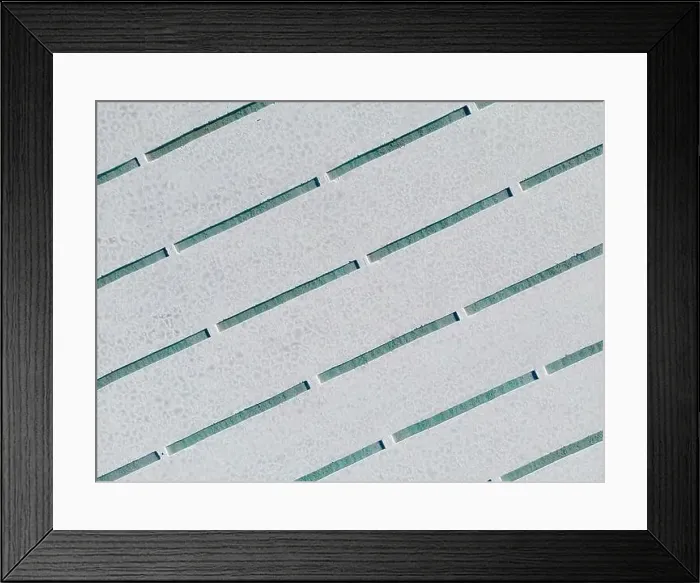Framed Print : Aerial view of the salt basins in the salt crust of the huge salt flats Salinas Grandes de Jujuy in northern Argentina