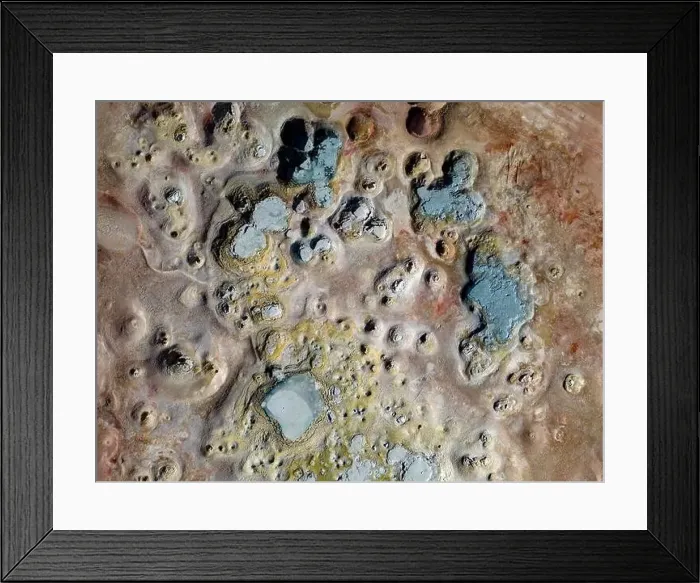 Framed Print : Bizarre beauty of the geothermic field Sol de Mañana with its steaming geysers Framed Print : Bizarre beauty of the geothermic field Sol de Mañana with its steaming geysers