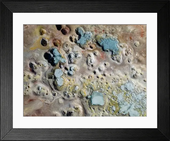 Framed Print : Bizarre beauty of the geothermic field Sol de Mañana with its steaming geysers Framed Print : Bizarre beauty of the geothermic field Sol de Mañana with its steaming geysers