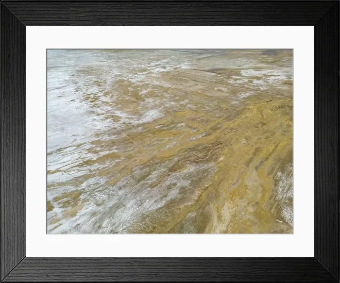 Framed Print : Aerial view of Bolivias second largest lake Framed Print : Aerial view of Bolivias second largest lake