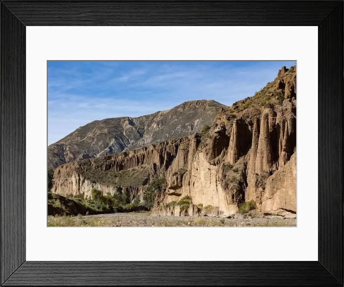 Framed Print : Exploring the beautiful Palca Canyon, a natural sight in the surroundings of La Paz, Bolivia - Traveling South America Framed Print : Exploring the beautiful Palca Canyon, a natural sight in the surroundings of La Paz, Bolivia - Traveling South America