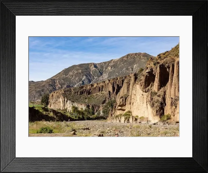 Framed Print : Exploring the beautiful Palca Canyon, a natural sight in the surroundings of La Paz, Bolivia - Traveling South America Framed Print : Exploring the beautiful Palca Canyon, a natural sight in the surroundings of La Paz, Bolivia - Traveling South America