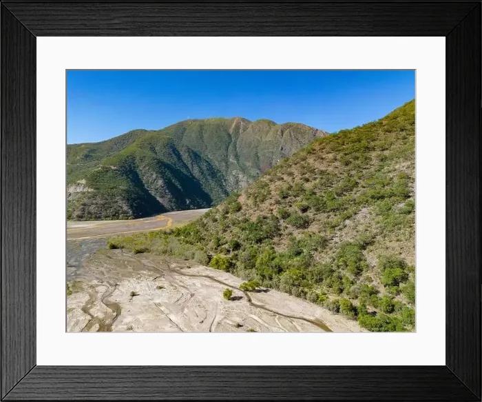 Framed Print : Aerial view of the remote Rio Sacambaya landscape with a huge riverbed Framed Print : Aerial view of the remote Rio Sacambaya landscape with a huge riverbed