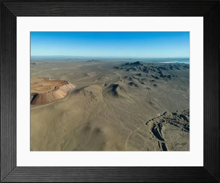 Framed Print : Aerial view of Cerro Dominador Framed Print : Aerial view of Cerro Dominador