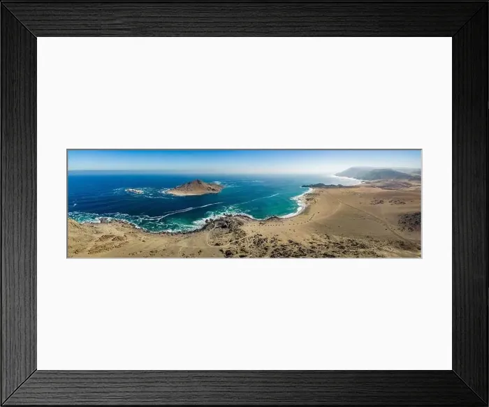 Framed Print : Aerial panorama of Isla Pan de Azúcar Framed Print : Aerial panorama of Isla Pan de Azúcar