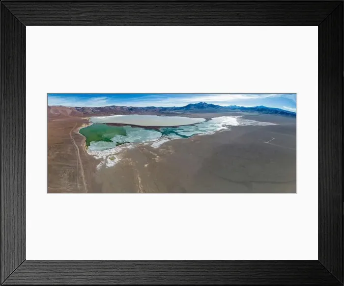 Framed Print : Aerial panorama of the green Framed Print : Aerial panorama of the green
