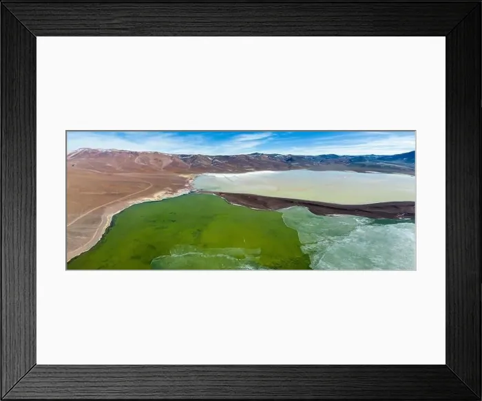 Framed Print : Aerial panorama of the green Framed Print : Aerial panorama of the green