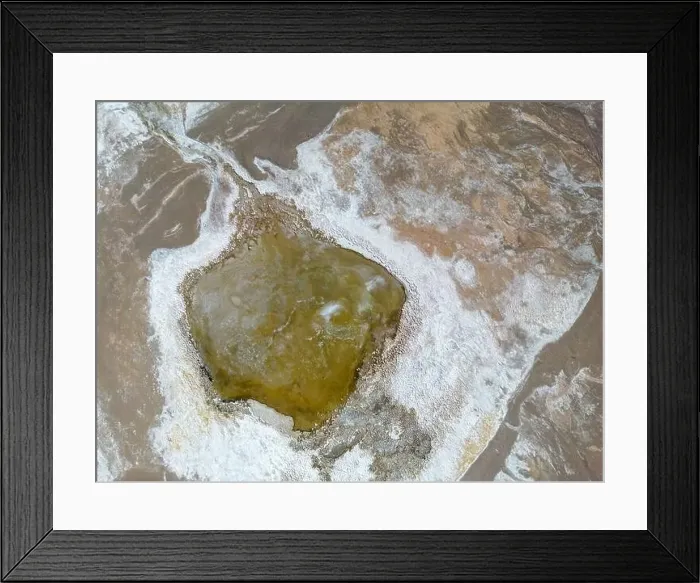 Framed Print : Close up aerial view of the green Framed Print : Close up aerial view of the green