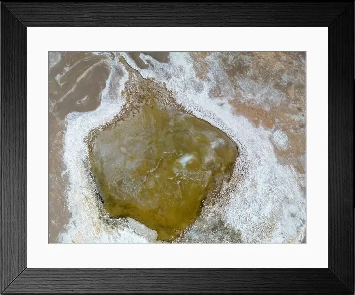 Framed Print : Close up aerial view of the green Framed Print : Close up aerial view of the green