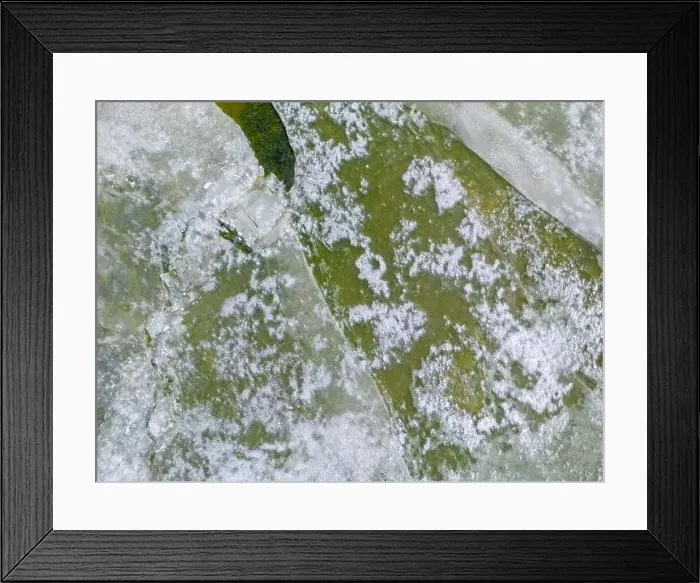 Framed Print : Close up aerial view of the green Framed Print : Close up aerial view of the green