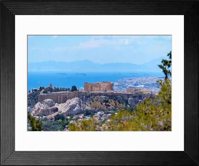 Framed Print : Greece Acropolis city of Athens parthenon Framed Print : Greece Acropolis city of Athens parthenon