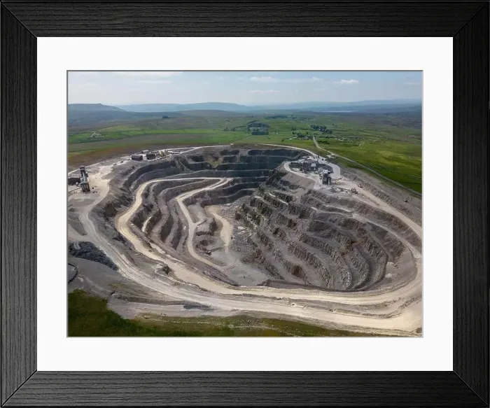 Framed Print : Aerial drone photo of the Coldstones Cut in Yorkshire Dales National Park Framed Print : Aerial drone photo of the Coldstones Cut in Yorkshire Dales National Park