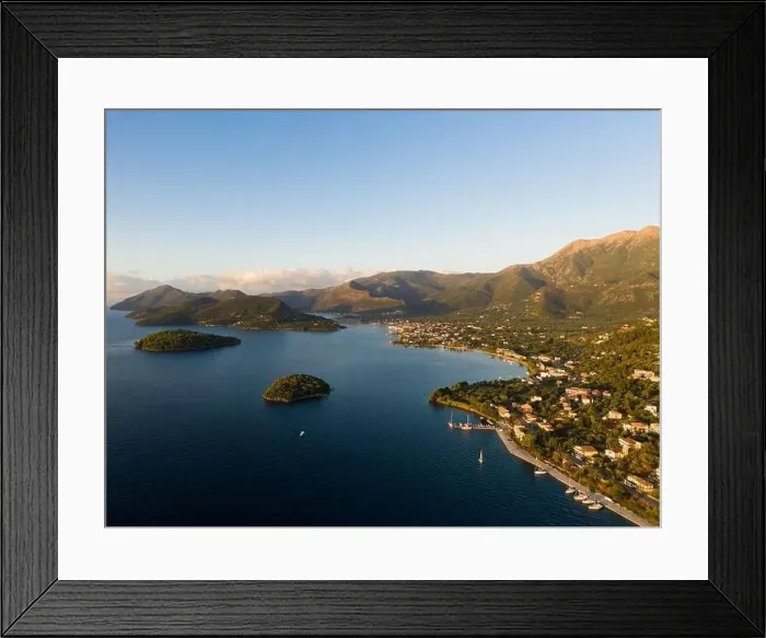 Framed Print : An aerial view of Lefkada, Greece Framed Print : An aerial view of Lefkada, Greece