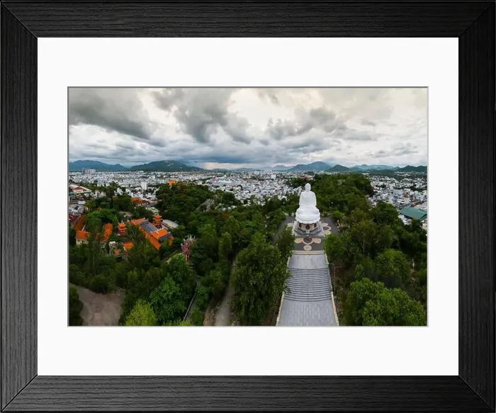 Framed Print : June 6, 2023: Long Son Pagoda, home to the largest Buddha statue in Nha Trang city, Khanh Hoa province, Vietnam Framed Print : June 6, 2023: Long Son Pagoda, home to the largest Buddha statue in Nha Trang city, Khanh Hoa province, Vietnam