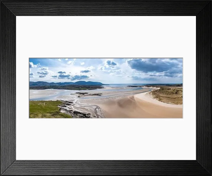 Framed Print : Sheskinmore bay between Ardara and Portnoo in Donegal - Ireland Framed Print : Sheskinmore bay between Ardara and Portnoo in Donegal - Ireland
