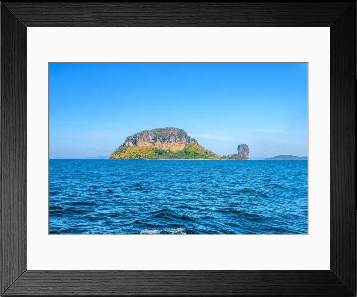 Framed Print : Ko Poda and Ko Kai Chicken Island, Tonsai Bay, Railay Beach, Ao Nang, Krabi, Andaman Sea, Thailand Framed Print : Ko Poda and Ko Kai Chicken Island, Tonsai Bay, Railay Beach, Ao Nang, Krabi, Andaman Sea, Thailand