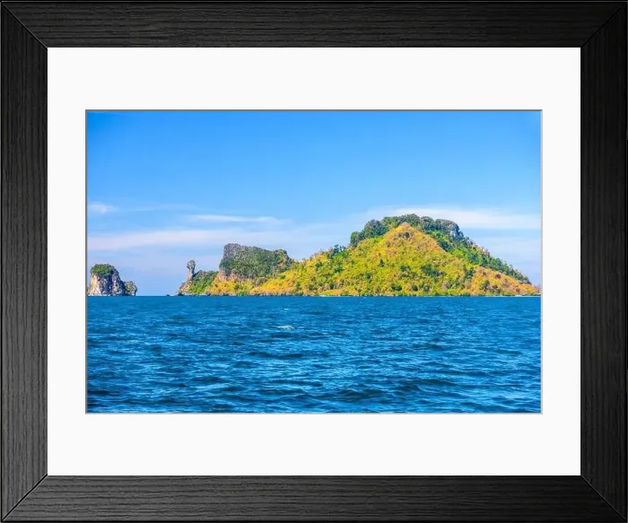 Framed Print : Ko Poda and Ko Kai Chicken Island, Tonsai Bay, Railay Beach, Ao Nang, Krabi, Andaman Sea, Thailand Framed Print : Ko Poda and Ko Kai Chicken Island, Tonsai Bay, Railay Beach, Ao Nang, Krabi, Andaman Sea, Thailand