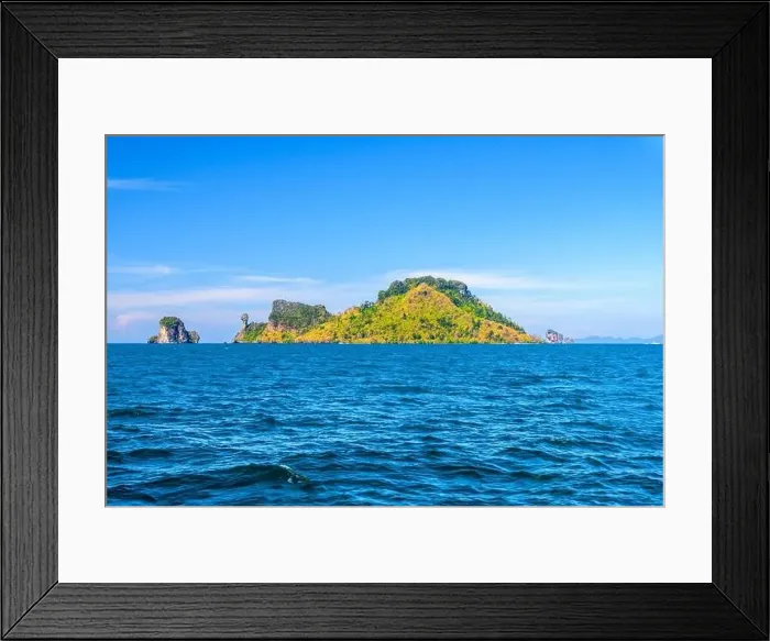 Framed Print : Ko Poda and Ko Kai Chicken Island, Tonsai Bay, Railay Beach, Ao Nang, Krabi, Andaman Sea, Thailand Framed Print : Ko Poda and Ko Kai Chicken Island, Tonsai Bay, Railay Beach, Ao Nang, Krabi, Andaman Sea, Thailand
