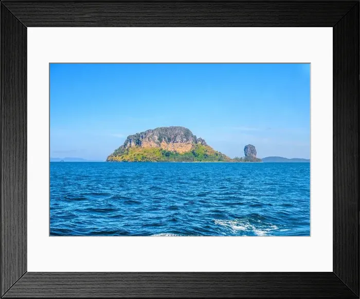 Framed Print : Ko Poda and Ko Kai Chicken Island, Tonsai Bay, Railay Beach, Ao Nang, Krabi, Andaman Sea, Thailand Framed Print : Ko Poda and Ko Kai Chicken Island, Tonsai Bay, Railay Beach, Ao Nang, Krabi, Andaman Sea, Thailand